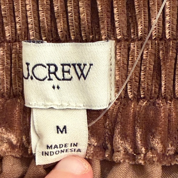 J. Crew Cubeb Berry Velvet Pull-On Midi Skirt/NWT/M - Picture 10 of 14